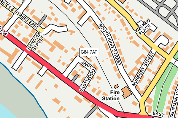 G84 7AT map - OS OpenMap – Local (Ordnance Survey) G84 7AT map - OS OpenMap – Local (Ordnance Survey)