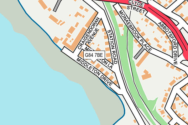 G84 7BE map - OS OpenMap – Local (Ordnance Survey) G84 7BE map - OS OpenMap – Local (Ordnance Survey)