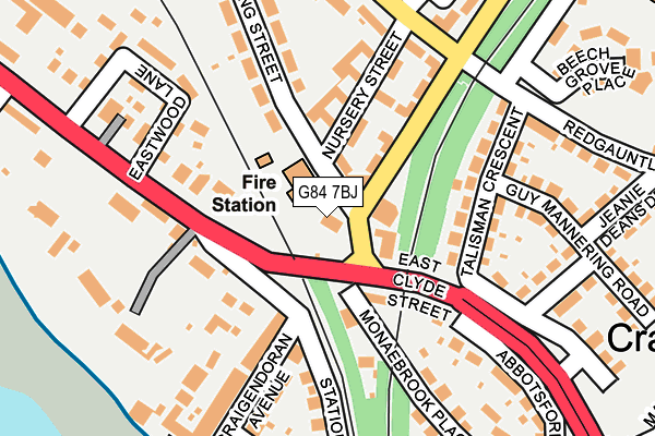 G84 7BJ map - OS OpenMap – Local (Ordnance Survey) G84 7BJ map - OS OpenMap – Local (Ordnance Survey)
