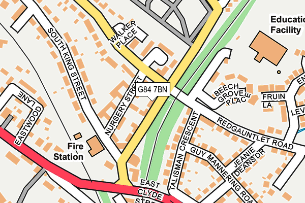 G84 7BN map - OS OpenMap – Local (Ordnance Survey) G84 7BN map - OS OpenMap – Local (Ordnance Survey)