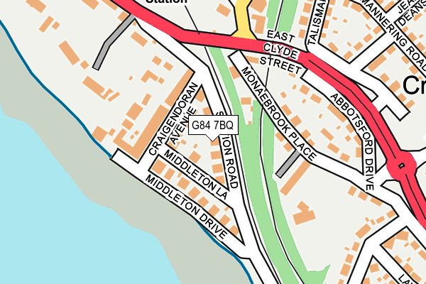 G84 7BQ map - OS OpenMap – Local (Ordnance Survey) G84 7BQ map - OS OpenMap – Local (Ordnance Survey)