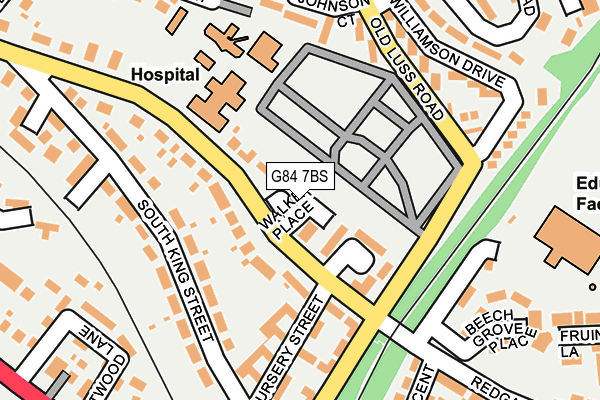 G84 7BS map - OS OpenMap – Local (Ordnance Survey) G84 7BS map - OS OpenMap – Local (Ordnance Survey)