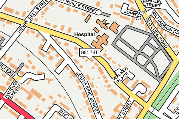 G84 7BT map - OS OpenMap – Local (Ordnance Survey) G84 7BT map - OS OpenMap – Local (Ordnance Survey)