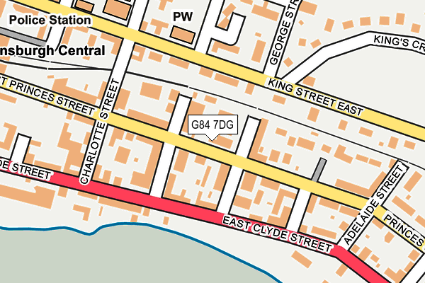 G84 7DG map - OS OpenMap – Local (Ordnance Survey) G84 7DG map - OS OpenMap – Local (Ordnance Survey)