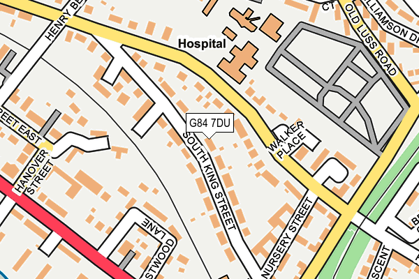 G84 7DU map - OS OpenMap – Local (Ordnance Survey) G84 7DU map - OS OpenMap – Local (Ordnance Survey)