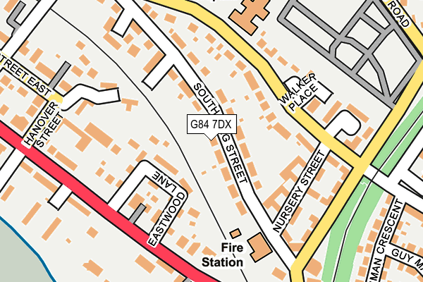 G84 7DX map - OS OpenMap – Local (Ordnance Survey) G84 7DX map - OS OpenMap – Local (Ordnance Survey)
