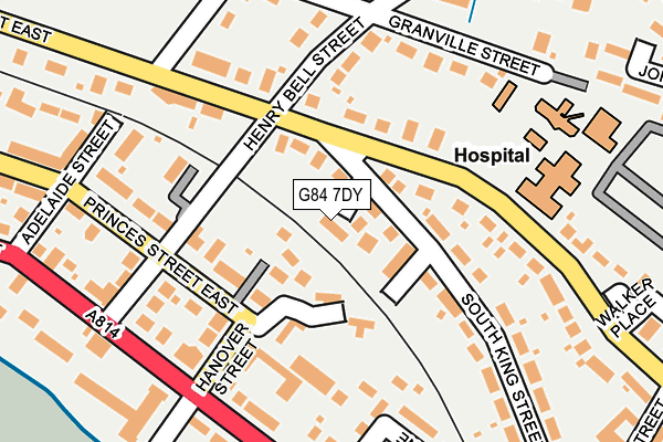 G84 7DY map - OS OpenMap – Local (Ordnance Survey) G84 7DY map - OS OpenMap – Local (Ordnance Survey)