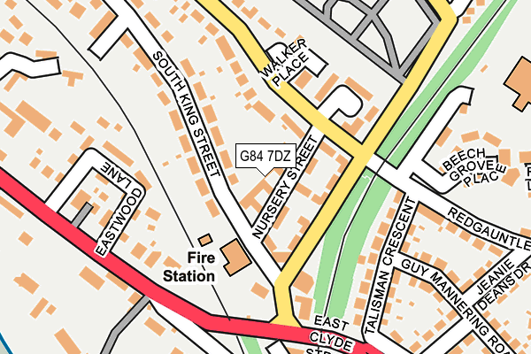G84 7DZ map - OS OpenMap – Local (Ordnance Survey) G84 7DZ map - OS OpenMap – Local (Ordnance Survey)