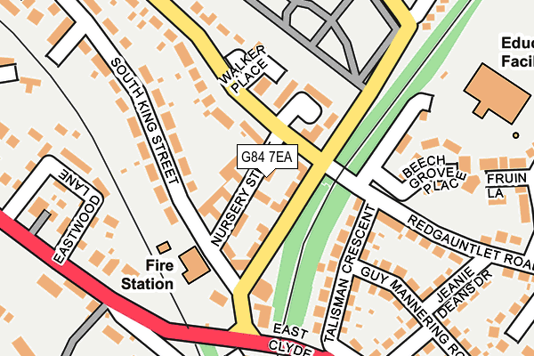 G84 7EA map - OS OpenMap – Local (Ordnance Survey) G84 7EA map - OS OpenMap – Local (Ordnance Survey)