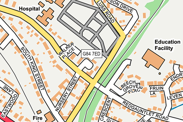 G84 7ED map - OS OpenMap – Local (Ordnance Survey) G84 7ED map - OS OpenMap – Local (Ordnance Survey)