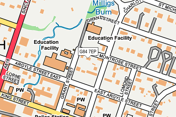 G84 7EP map - OS OpenMap – Local (Ordnance Survey) G84 7EP map - OS OpenMap – Local (Ordnance Survey)