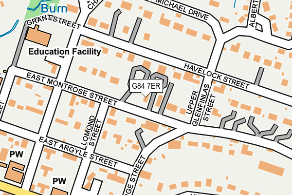 G84 7ER map - OS OpenMap – Local (Ordnance Survey) G84 7ER map - OS OpenMap – Local (Ordnance Survey)