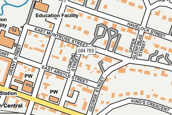 G84 7ES map - OS OpenMap – Local (Ordnance Survey) G84 7ES map - OS OpenMap – Local (Ordnance Survey)