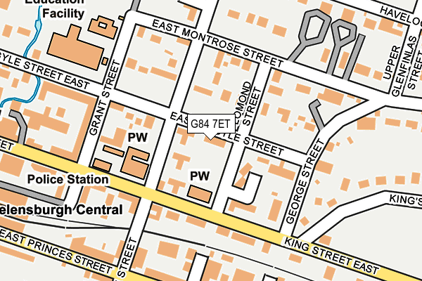 G84 7ET map - OS OpenMap – Local (Ordnance Survey) G84 7ET map - OS OpenMap – Local (Ordnance Survey)