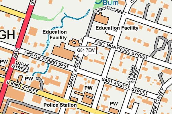 G84 7EW map - OS OpenMap – Local (Ordnance Survey) G84 7EW map - OS OpenMap – Local (Ordnance Survey)