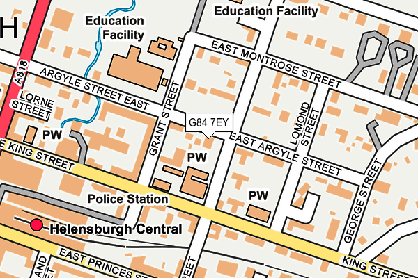 G84 7EY map - OS OpenMap – Local (Ordnance Survey) G84 7EY map - OS OpenMap – Local (Ordnance Survey)