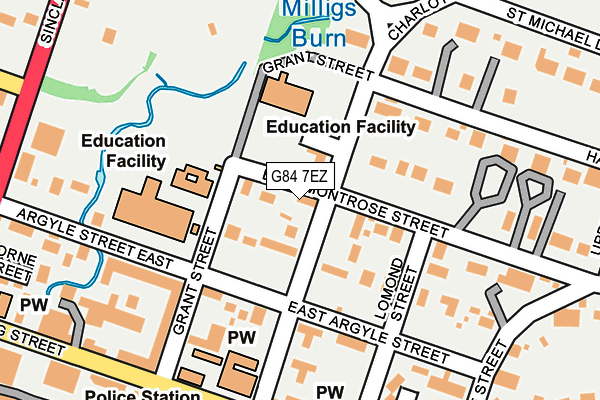 G84 7EZ map - OS OpenMap – Local (Ordnance Survey) G84 7EZ map - OS OpenMap – Local (Ordnance Survey)