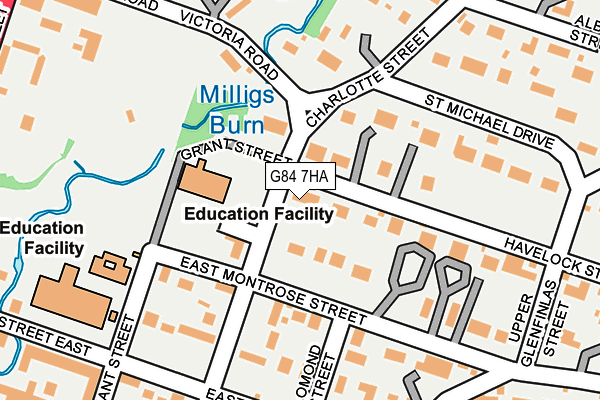 G84 7HA map - OS OpenMap – Local (Ordnance Survey) G84 7HA map - OS OpenMap – Local (Ordnance Survey)