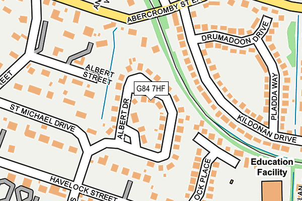 G84 7HF map - OS OpenMap – Local (Ordnance Survey) G84 7HF map - OS OpenMap – Local (Ordnance Survey)