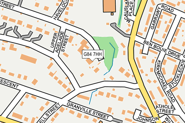 G84 7HH map - OS OpenMap – Local (Ordnance Survey) G84 7HH map - OS OpenMap – Local (Ordnance Survey)