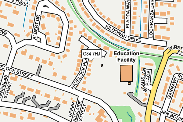 G84 7HJ map - OS OpenMap – Local (Ordnance Survey) G84 7HJ map - OS OpenMap – Local (Ordnance Survey)