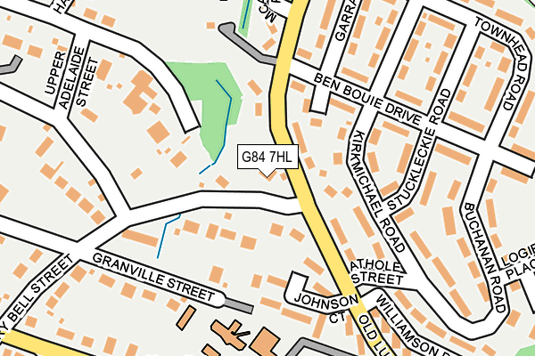 G84 7HL map - OS OpenMap – Local (Ordnance Survey) G84 7HL map - OS OpenMap – Local (Ordnance Survey)