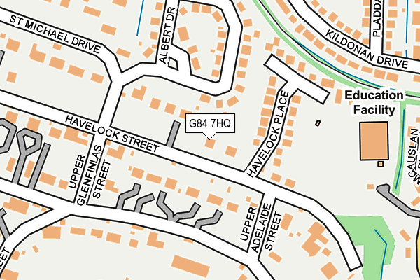 G84 7HQ map - OS OpenMap – Local (Ordnance Survey) G84 7HQ map - OS OpenMap – Local (Ordnance Survey)
