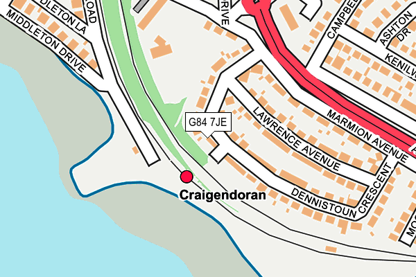 G84 7JE map - OS OpenMap – Local (Ordnance Survey) G84 7JE map - OS OpenMap – Local (Ordnance Survey)