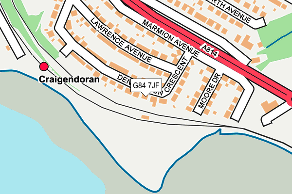 G84 7JF map - OS OpenMap – Local (Ordnance Survey) G84 7JF map - OS OpenMap – Local (Ordnance Survey)