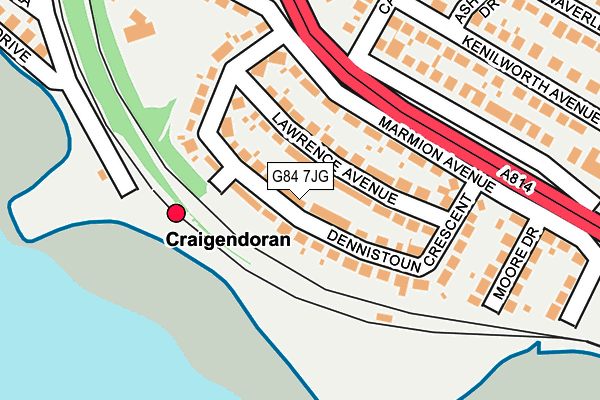 G84 7JG map - OS OpenMap – Local (Ordnance Survey) G84 7JG map - OS OpenMap – Local (Ordnance Survey)