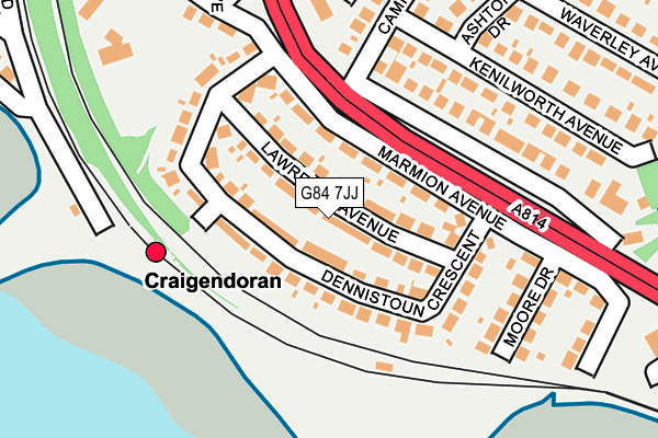 G84 7JJ map - OS OpenMap – Local (Ordnance Survey) G84 7JJ map - OS OpenMap – Local (Ordnance Survey)