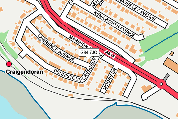 G84 7JQ map - OS OpenMap – Local (Ordnance Survey) G84 7JQ map - OS OpenMap – Local (Ordnance Survey)
