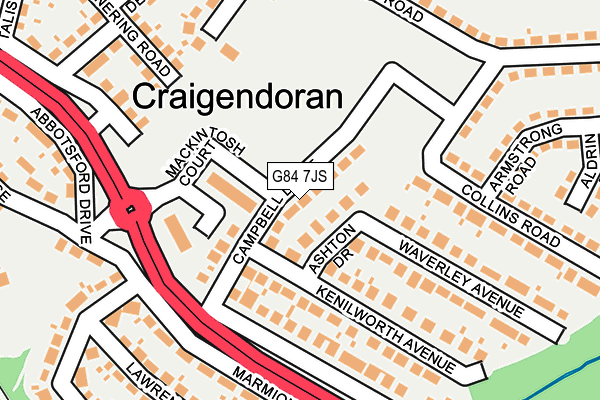 G84 7JS map - OS OpenMap – Local (Ordnance Survey) G84 7JS map - OS OpenMap – Local (Ordnance Survey)