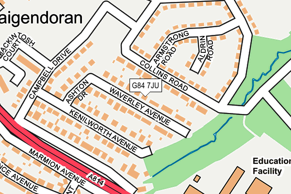 G84 7JU map - OS OpenMap – Local (Ordnance Survey) G84 7JU map - OS OpenMap – Local (Ordnance Survey)