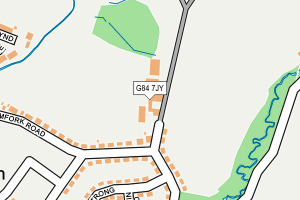 G84 7JY map - OS OpenMap – Local (Ordnance Survey) G84 7JY map - OS OpenMap – Local (Ordnance Survey)