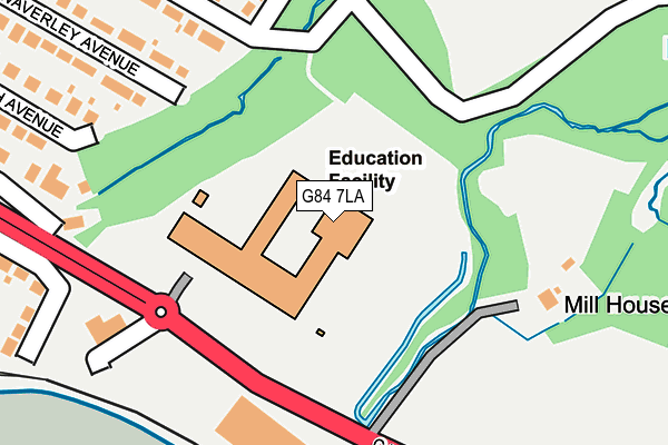 G84 7LA map - OS OpenMap – Local (Ordnance Survey) G84 7LA map - OS OpenMap – Local (Ordnance Survey)