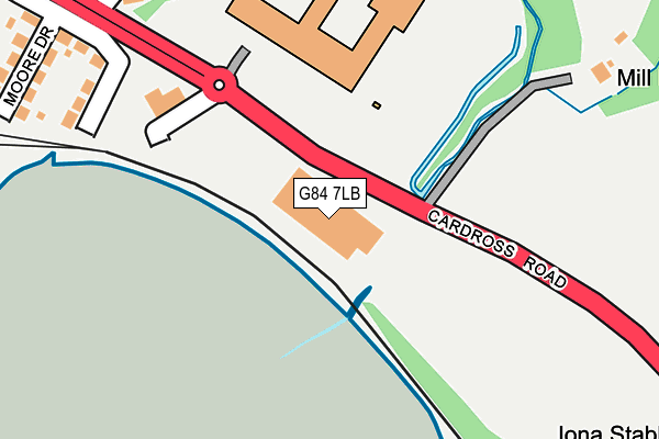 G84 7LB map - OS OpenMap – Local (Ordnance Survey) G84 7LB map - OS OpenMap – Local (Ordnance Survey)