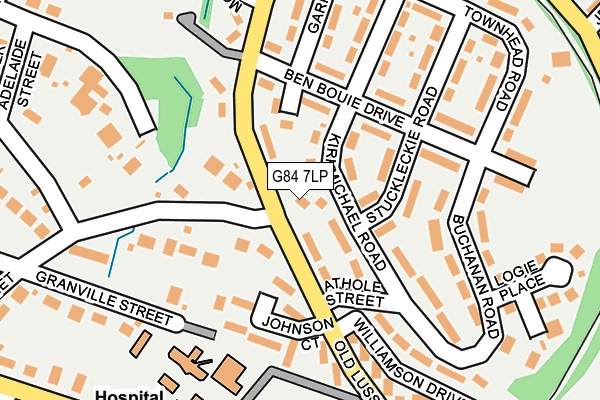 G84 7LP map - OS OpenMap – Local (Ordnance Survey) G84 7LP map - OS OpenMap – Local (Ordnance Survey)
