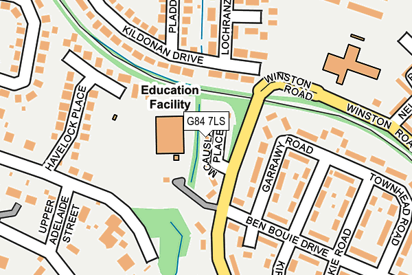 G84 7LS map - OS OpenMap – Local (Ordnance Survey) G84 7LS map - OS OpenMap – Local (Ordnance Survey)