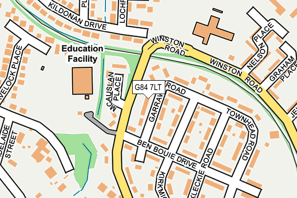 G84 7LT map - OS OpenMap – Local (Ordnance Survey) G84 7LT map - OS OpenMap – Local (Ordnance Survey)