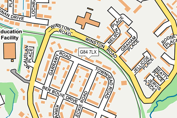 G84 7LX map - OS OpenMap – Local (Ordnance Survey) G84 7LX map - OS OpenMap – Local (Ordnance Survey)