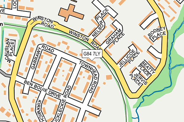G84 7LY map - OS OpenMap – Local (Ordnance Survey) G84 7LY map - OS OpenMap – Local (Ordnance Survey)