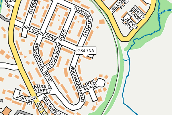 G84 7NA map - OS OpenMap – Local (Ordnance Survey) G84 7NA map - OS OpenMap – Local (Ordnance Survey)