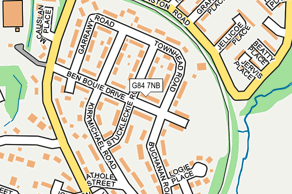 G84 7NB map - OS OpenMap – Local (Ordnance Survey) G84 7NB map - OS OpenMap – Local (Ordnance Survey)