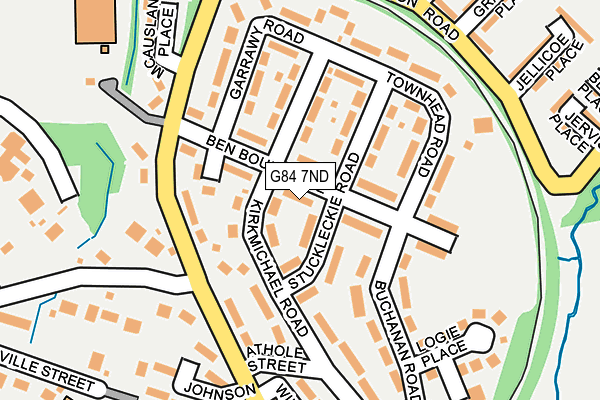 G84 7ND map - OS OpenMap – Local (Ordnance Survey) G84 7ND map - OS OpenMap – Local (Ordnance Survey)