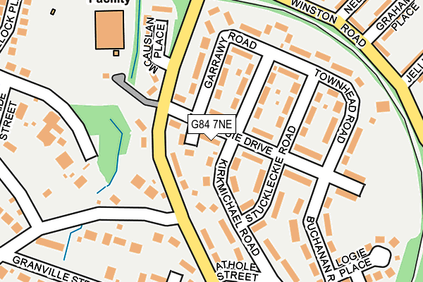 G84 7NE map - OS OpenMap – Local (Ordnance Survey) G84 7NE map - OS OpenMap – Local (Ordnance Survey)
