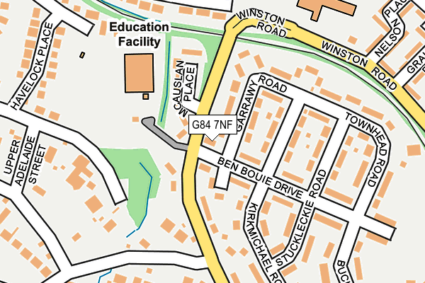 G84 7NF map - OS OpenMap – Local (Ordnance Survey) G84 7NF map - OS OpenMap – Local (Ordnance Survey)