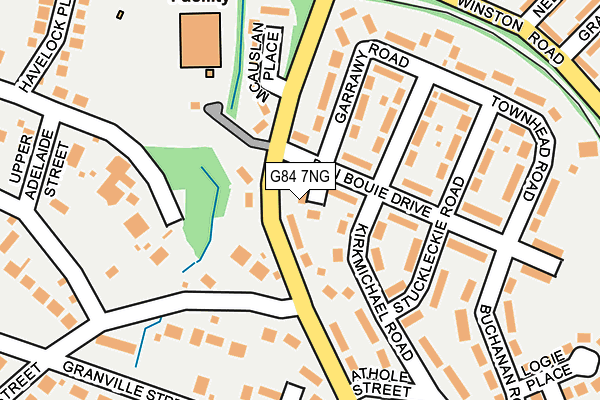 G84 7NG map - OS OpenMap – Local (Ordnance Survey) G84 7NG map - OS OpenMap – Local (Ordnance Survey)