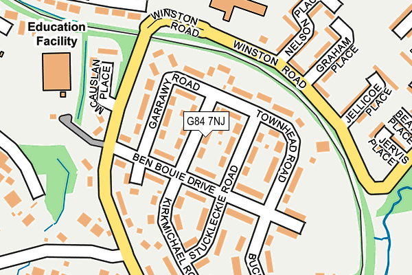 G84 7NJ map - OS OpenMap – Local (Ordnance Survey) G84 7NJ map - OS OpenMap – Local (Ordnance Survey)