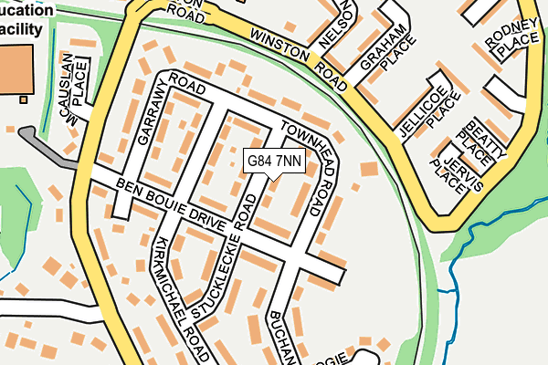 G84 7NN map - OS OpenMap – Local (Ordnance Survey) G84 7NN map - OS OpenMap – Local (Ordnance Survey)